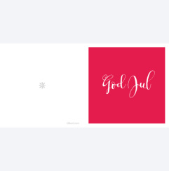 God Jul - r�d
