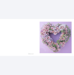 Hj�rta av blommor