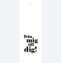 Fr�n mig till dig 