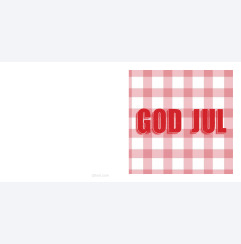 God Jul r�drutig