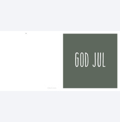 God Jul gr�n