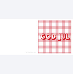 God Jul r�drutig