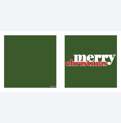 Merry Christmas - r�d/gr�n