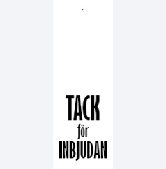 tack f�r inbjudan