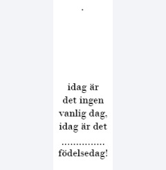 F�delsedag 